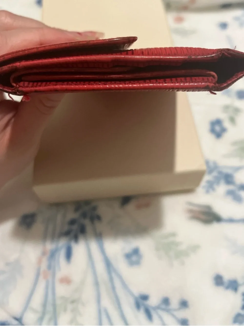 Louis Vuitton Red Epi Leather Wallet - Picture 3 of 12